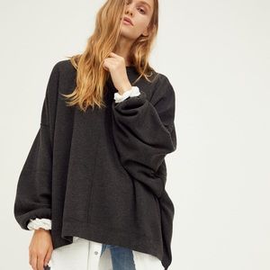 ❌SOLD❌ Free People | Uptown Pullover | Carbon Copy
